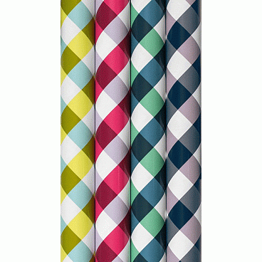 Бумага упаковочная Stewo Coloured Squares 0,7 x 2 м