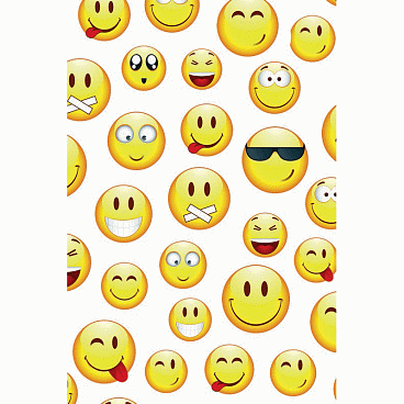 Бумага упаковочная Stewo Smiley gelb 0,7 x 2м