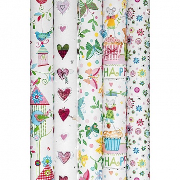 Бумага упаковочная Stewo Delightful Signs, 0,7x2м