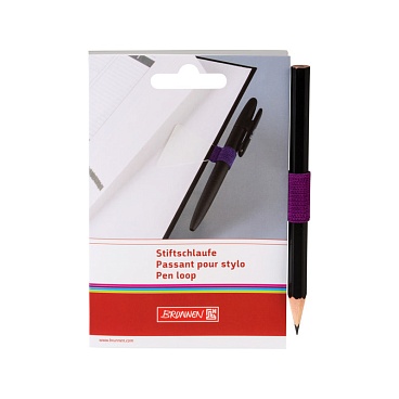 Петля для ручки и карандаша Brunnen Colour Code, самоклеящаяся Фиолетовый - 5